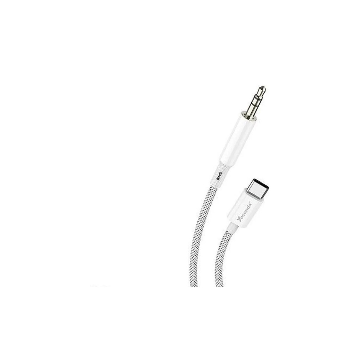 Yosonda Y-A11 Type-C to 3.5mm AUX Audio Cable 1m White