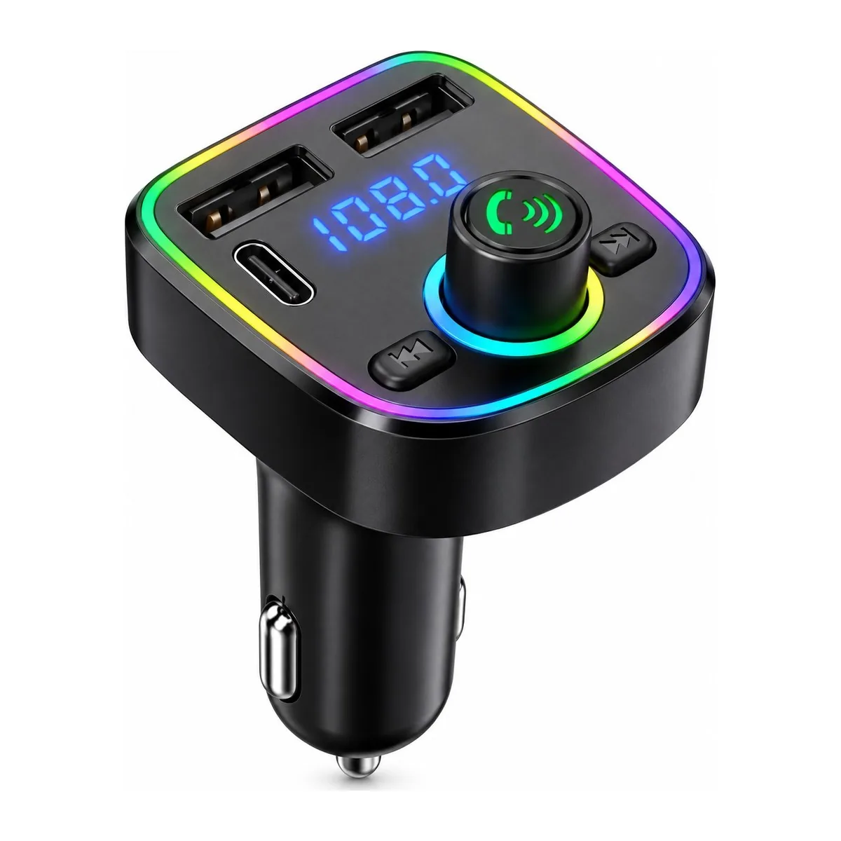 C3 Car FM Transmitter with Bluetooth 5.3 and MP3 Player
