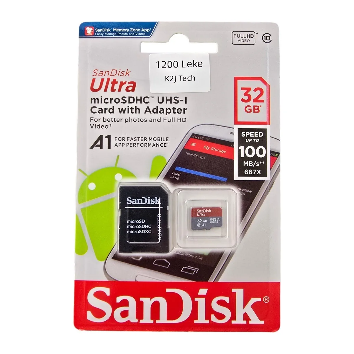 32GB microSD Memory Card