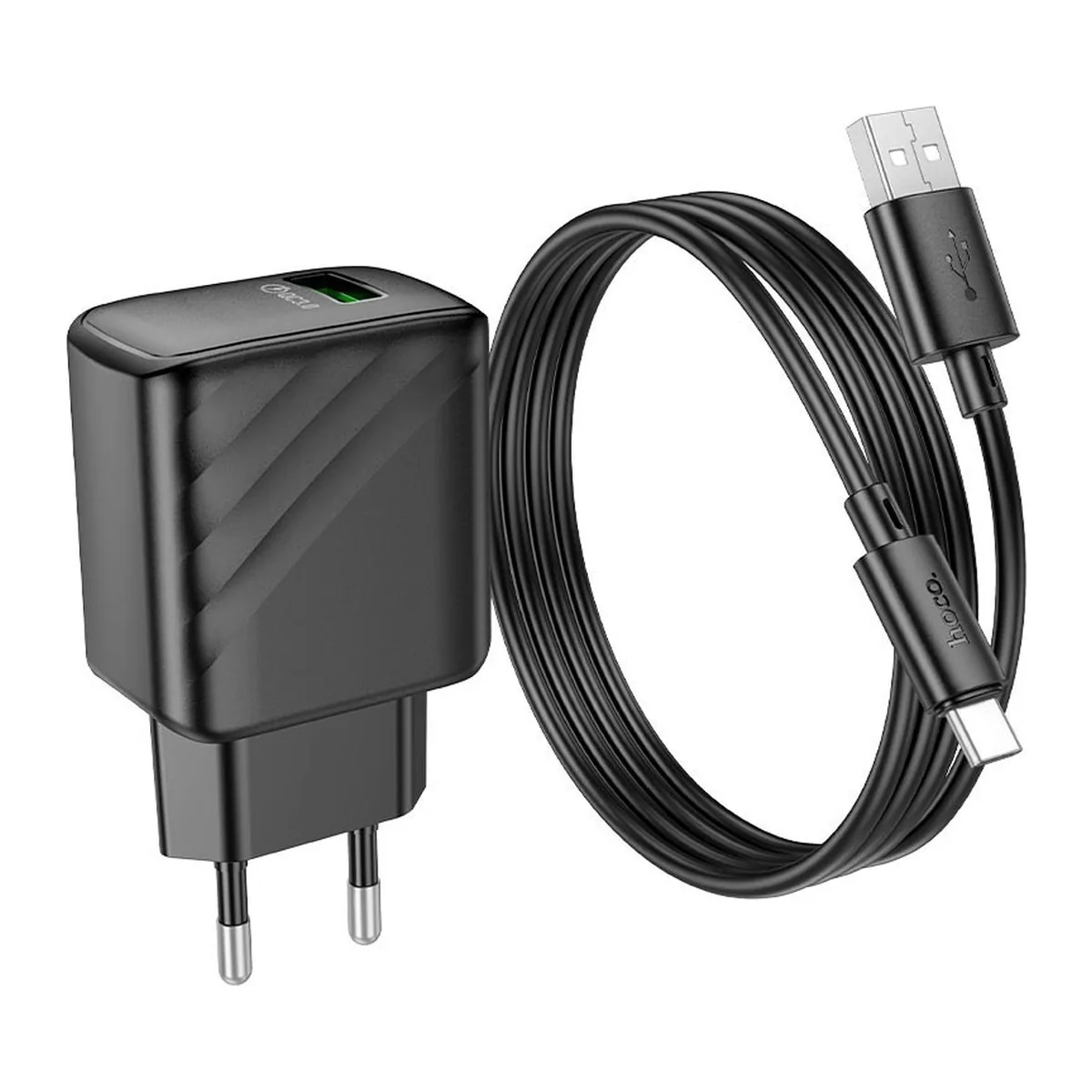 Chargeur Hoco CS21A 18W QC3.0 avec câble USB-C