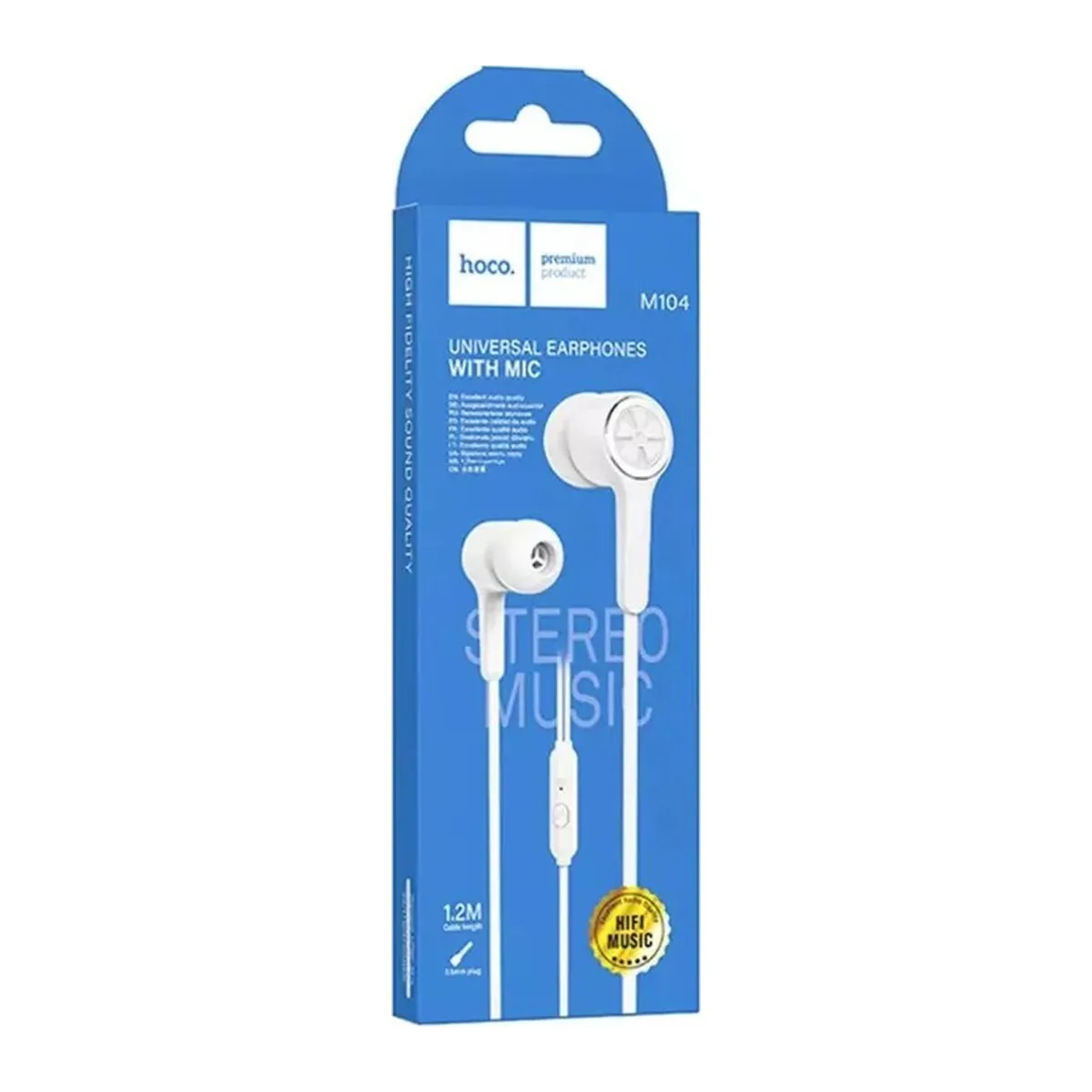Hoco M104 Universal Earphones with Mic