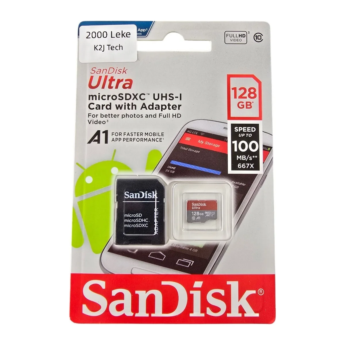 128GB microSD Memory Card