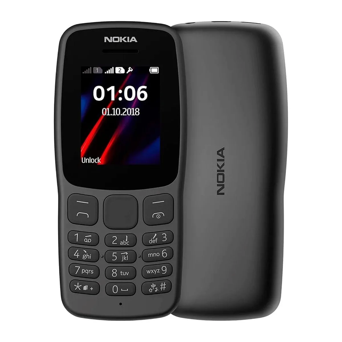 Nokia 106 Dual SIM Black