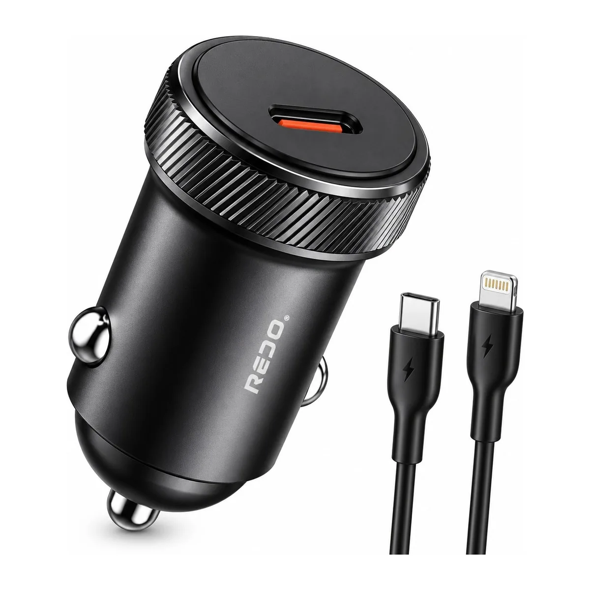 Redo RE-CC007L car charger 33W PD with USB-C to Lightning cable