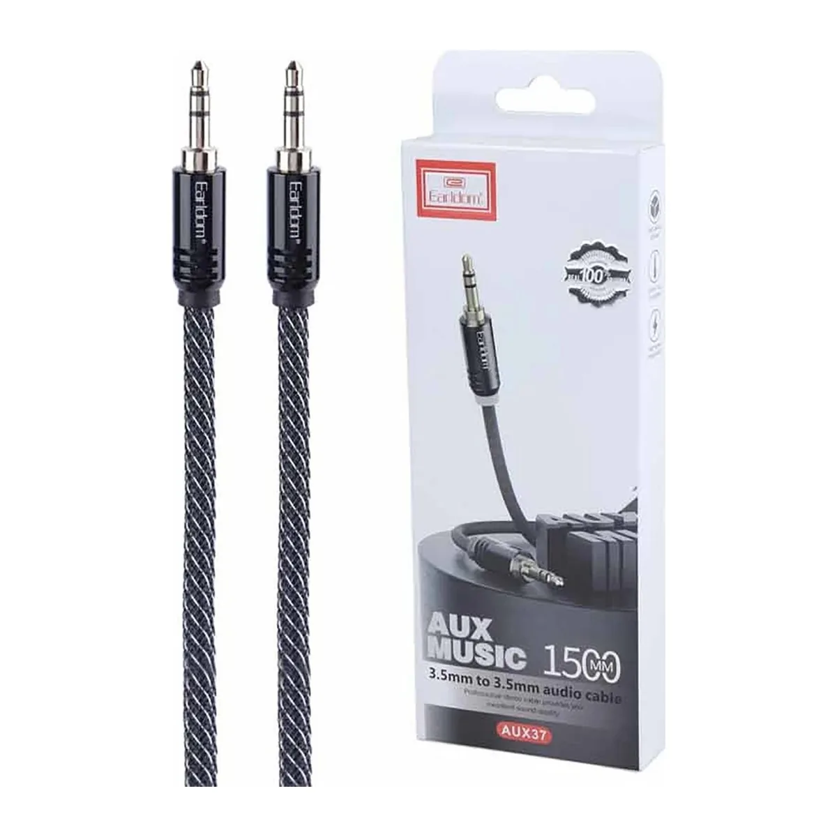 Earldom AUX37 AUX cable 3.5mm to 3.5mm 1.5m