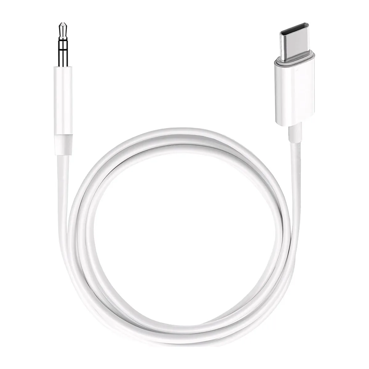 Cavo AUX Type-C 3.5mm bianco