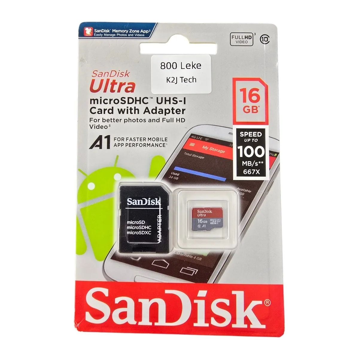 16GB microSD Memory Card