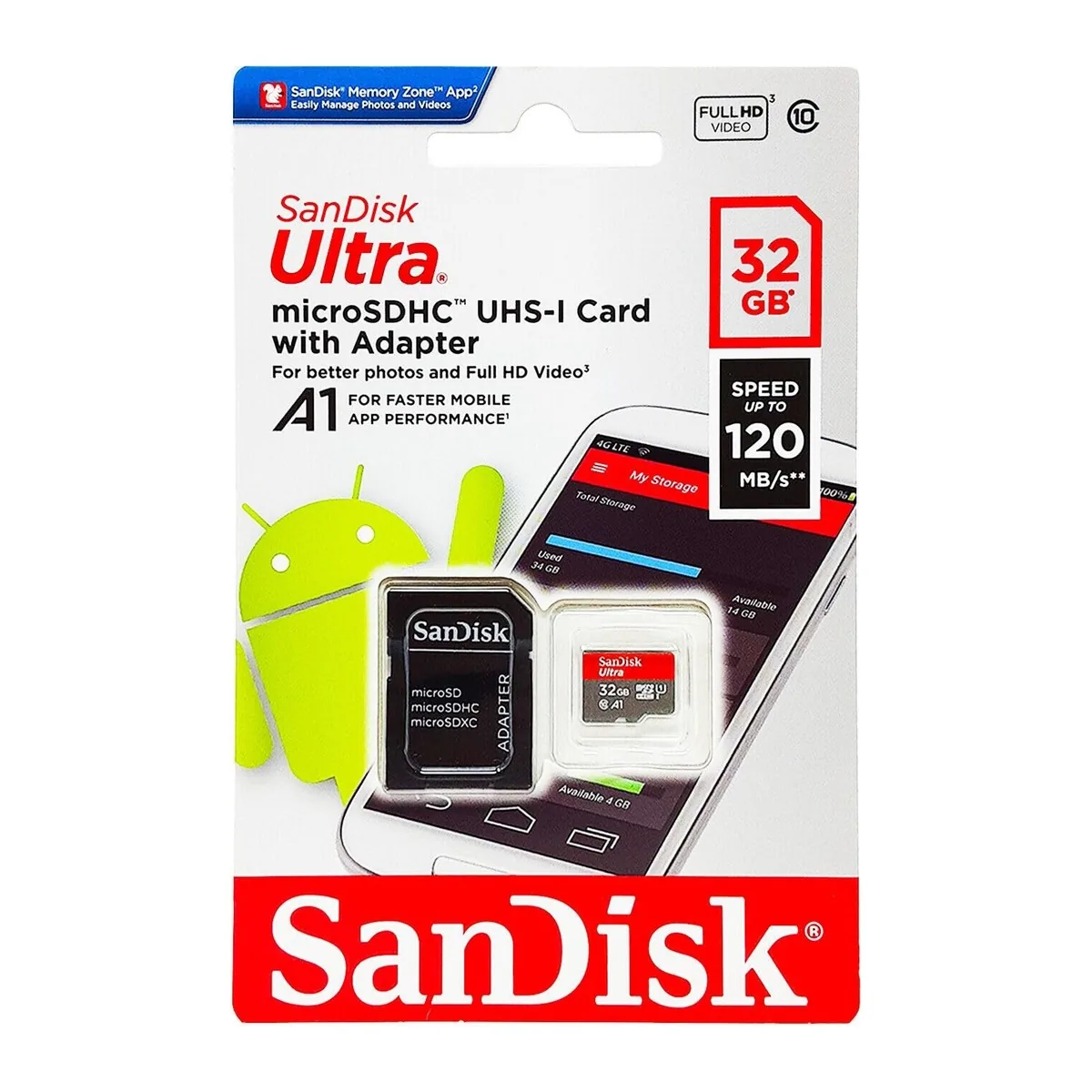 Kartelë memorie microSD 32GB