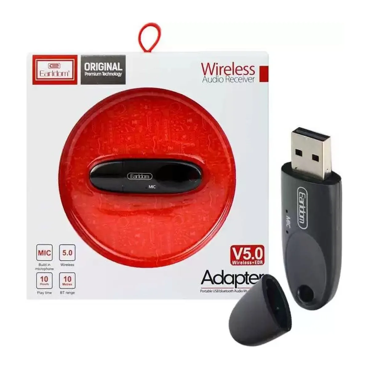 Ricevitore audio Bluetooth USB Earldom V5.0