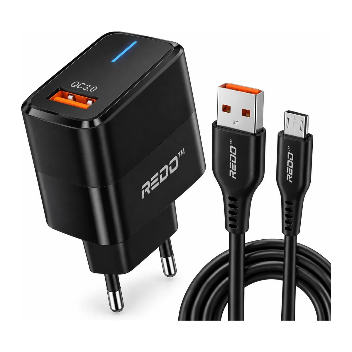 Karikues Redo RE-CH002i 22.5W QC3.0 me kabllo USB në Lightning