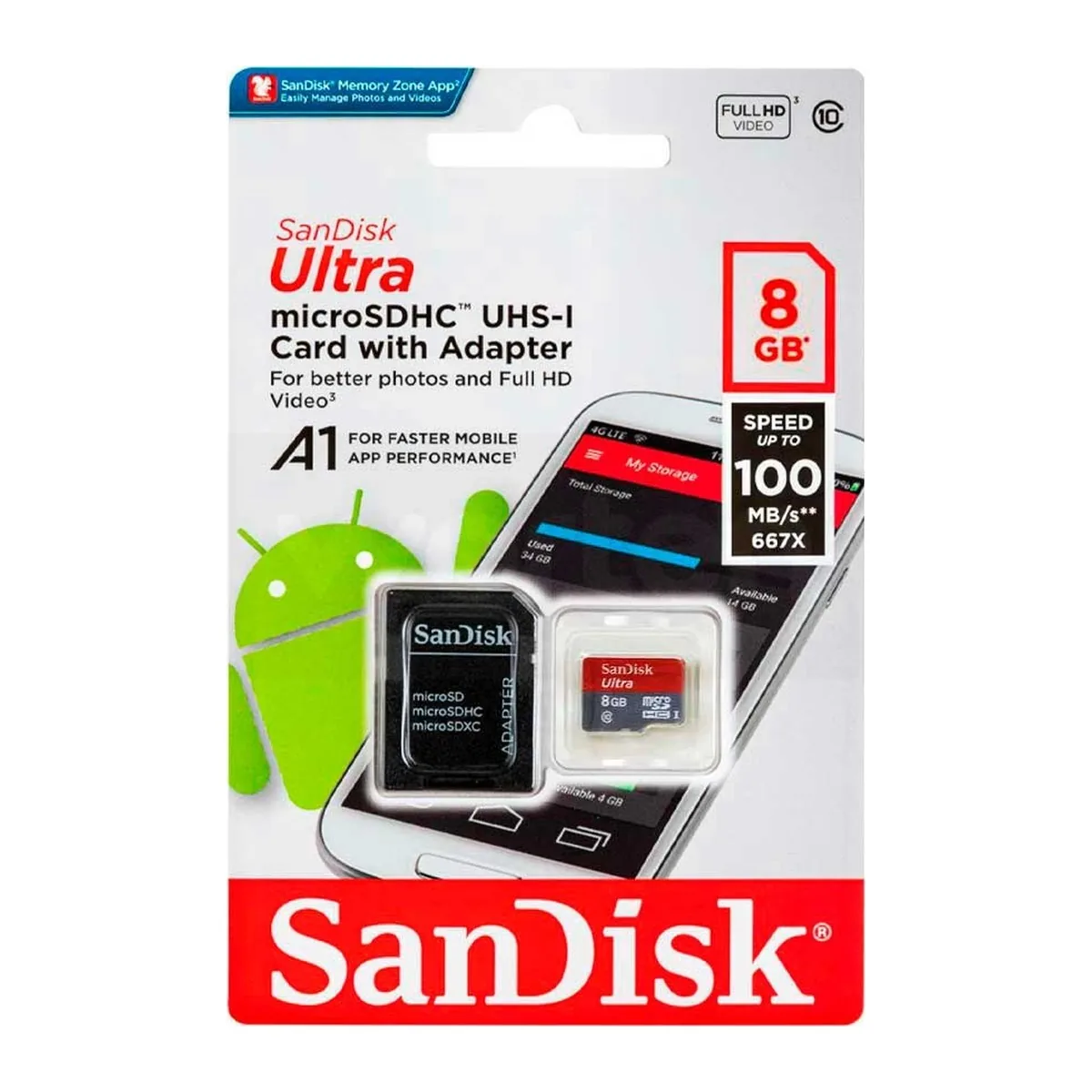 Kartelë memorie microSD 8GB
