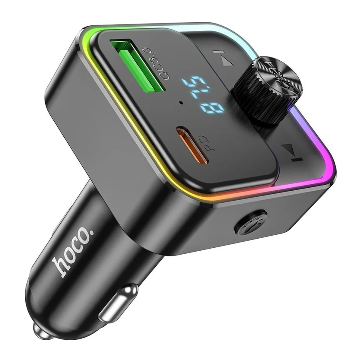 Transmetues FM Hoco E81 PD30W+QC3.0 me Bluetooth