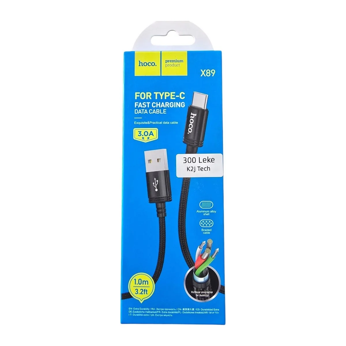 Hoco X89 USB-C Fast Charging Cable 1m