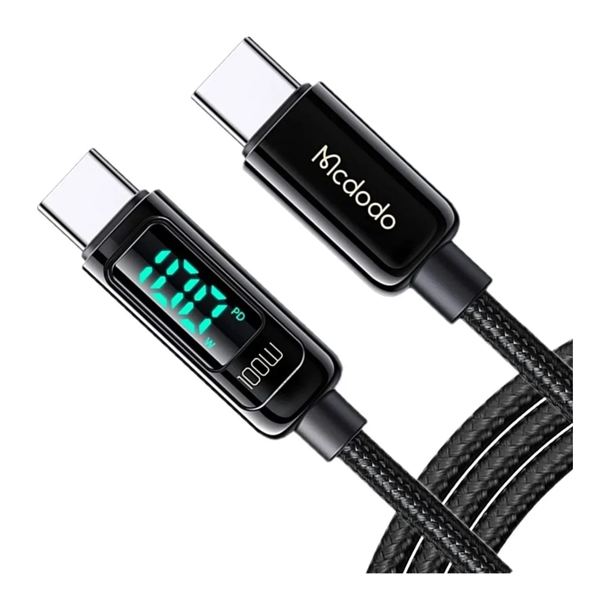 Mcdodo Type-C to Type-C 100W Digital Display Cable 1.2m